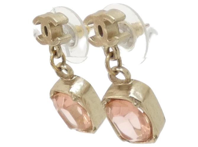 Chanel 33707 Hängeohrringe Pink Golden - Ansicht 2