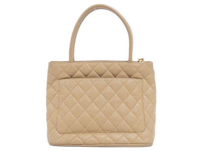 Borsa Chanel 1804 Beige in pelle di vitello grana grossa - vista 2