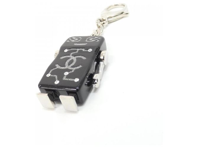 Portachiavi Chanel 96622 Nero Argento - vista 4