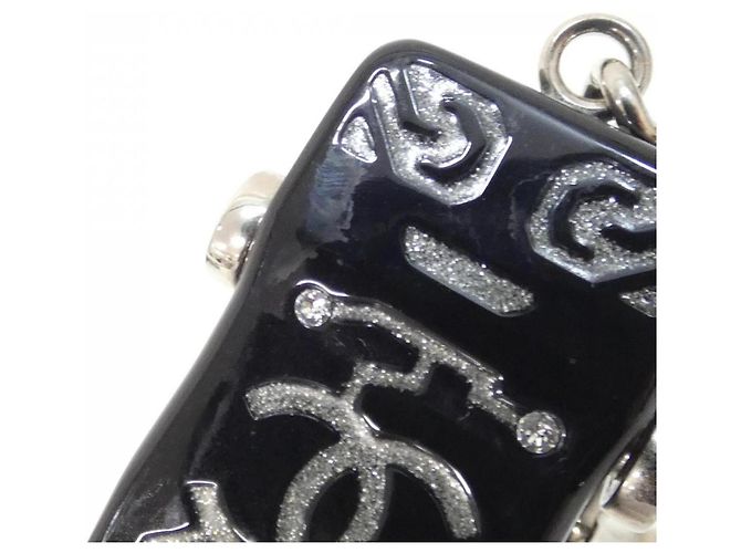 Portachiavi Chanel 96622 Nero Argento - vista 5