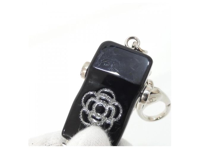 Portachiavi Chanel 96622 Nero Argento - vista 6