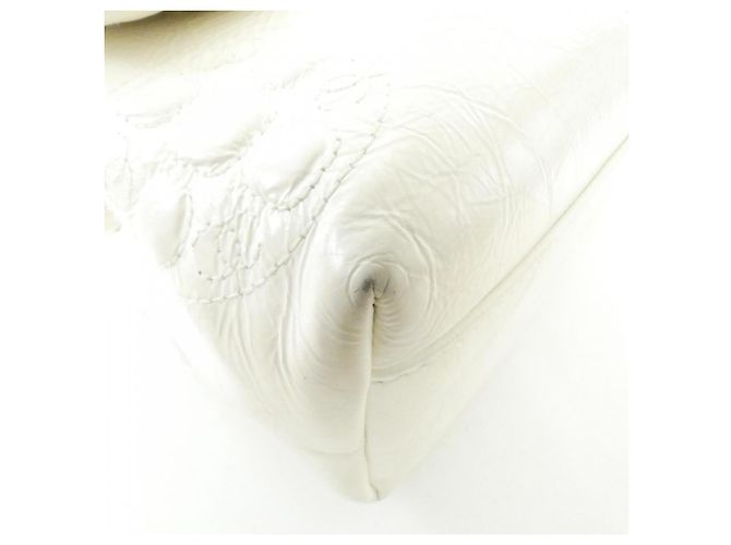 Borsa a tracolla in pelle Chanel AS2329 Bianco - vista 3