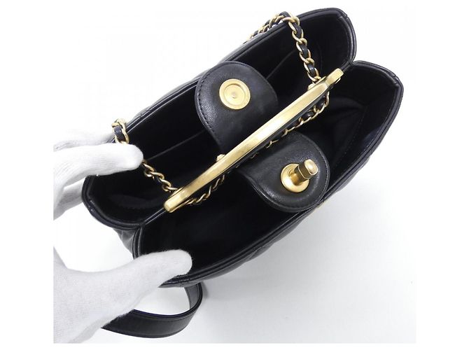 Borsa Chanel AS2581 Nero - vista 8