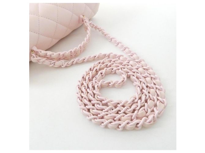 Borsa a mano Chanel AS5243 in pelle rosa - vista 6