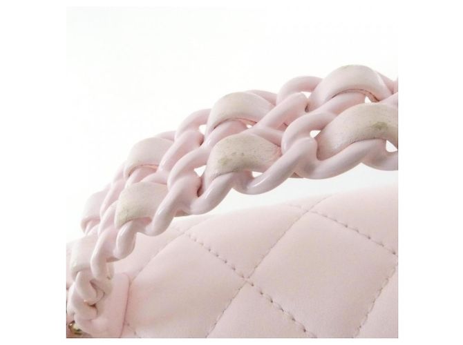 Borsa a mano Chanel AS5243 in pelle rosa - vista 7