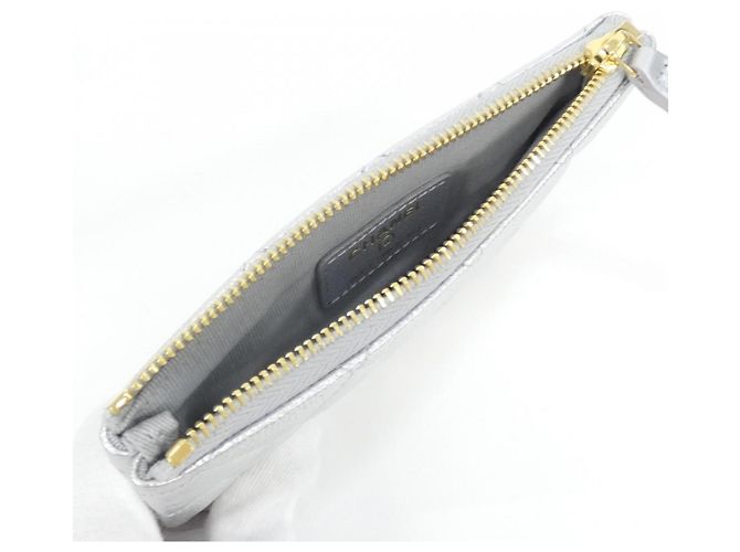 Chanel Timeless Classic Line AP4020 Handtasche Pouch Silber - Ansicht 4