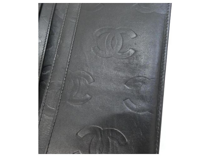 Cartera larga bi-fold Chanel Cambon Line 26717 Negro - vista 7