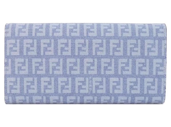 Fendi 8M0021 YG1 Langbeutel Blau - Ansicht 2