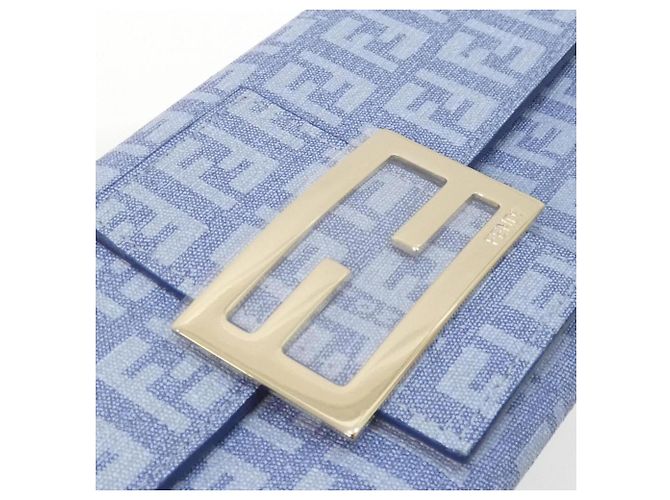 Fendi 8M0021 YG1 Langbeutel Blau - Ansicht 5