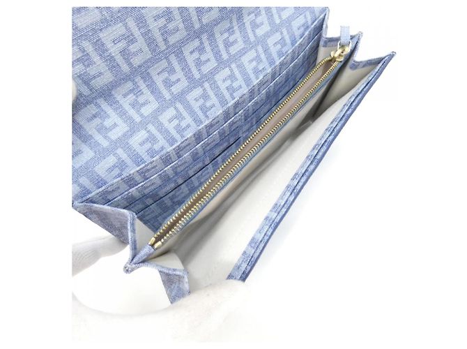 Fendi 8M0021 YG1 Langbeutel Blau - Ansicht 6
