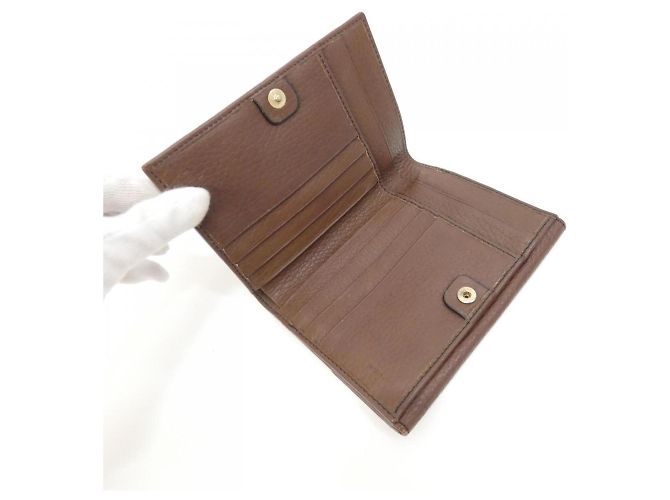 Cartera bi-fold Fendi 8M0160 TEM Castaño Azul - vista 7