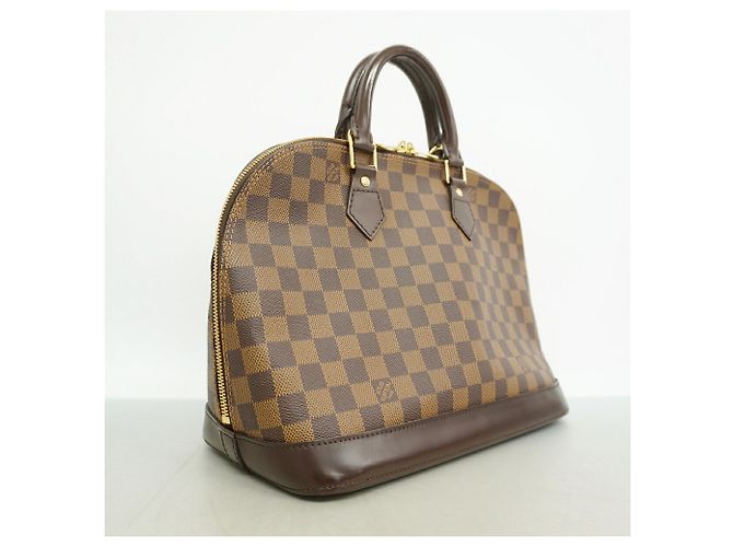 Borsa a mano Louis Vuitton Damier Alma N51131 Ebene Damier ebene - vista 2