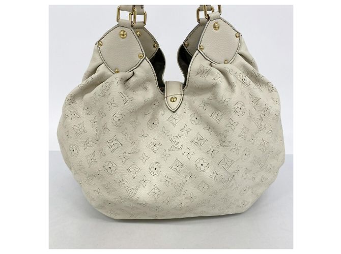 Borsa Louis Vuitton Mahina Neo L Bianco - vista 13