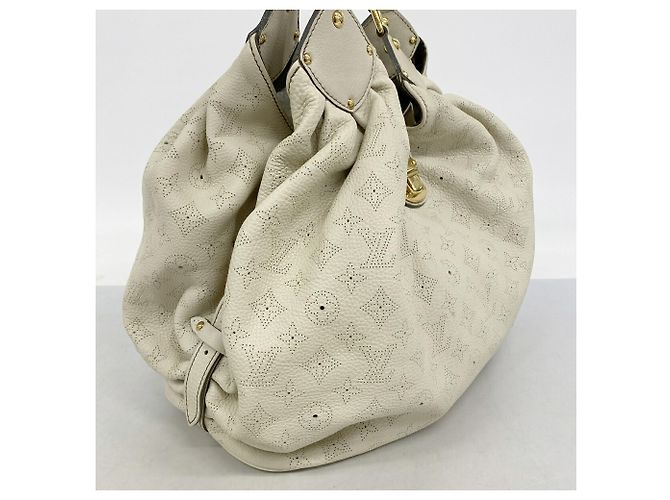 Borsa Louis Vuitton Mahina Neo L Bianco - vista 2