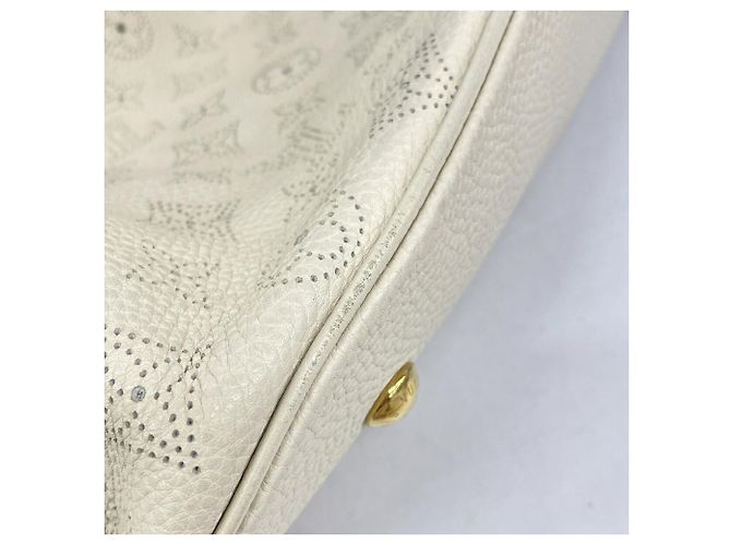 Borsa Louis Vuitton Mahina Neo L Bianco - vista 7