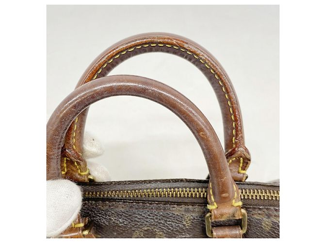 Sac à main Louis Vuitton Monogram Mini Speedy M41534 Marron - vue 10