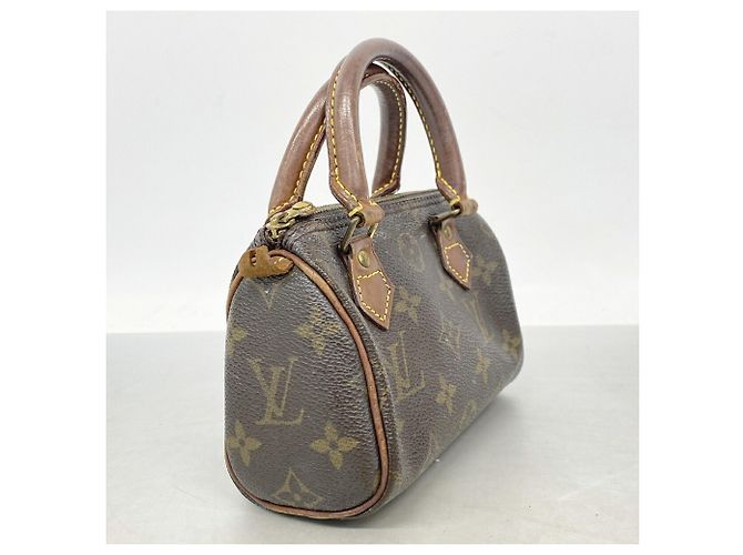 Sac à main Louis Vuitton Monogram Mini Speedy M41534 Marron - vue 2