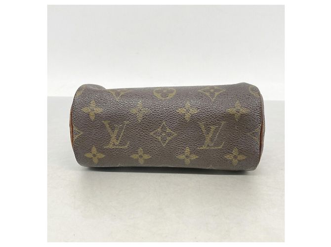 Sac à main Louis Vuitton Monogram Mini Speedy M41534 Marron - vue 3