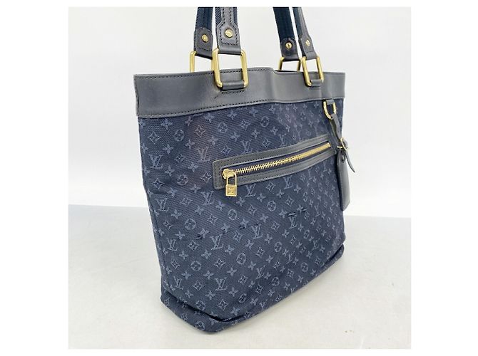 Louis Vuitton Monogram Mini Lucille GM Tote Bag Blau - Ansicht 2
