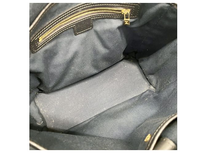 Louis Vuitton Monogram Mini Lucille GM Tote Bag Blau - Ansicht 4