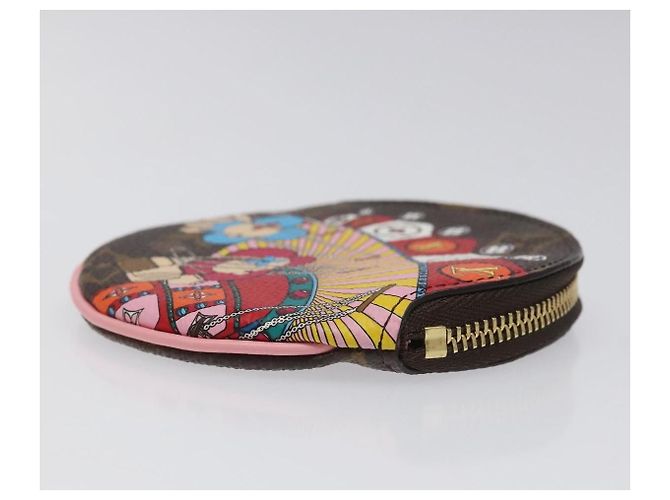 Monedero redondo Louis Vuitton Edición Limitada Vivienne Xmas Monogram Canvas Multicolor - vista 4