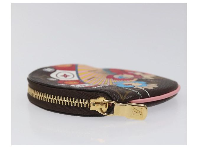 Monedero redondo Louis Vuitton Edición Limitada Vivienne Xmas Monogram Canvas Multicolor - vista 5
