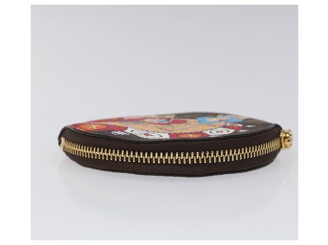 Monedero redondo Louis Vuitton Edición Limitada Vivienne Xmas Monogram Canvas Multicolor - vista 6