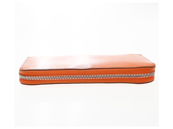 Louis Vuitton Zippy Organizer Pelle Epi 20 cm Arancione - vista 4