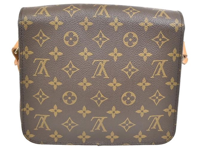 Louis Vuitton Cartouchiere Monogram Canvas MM Marrone - vista 2
