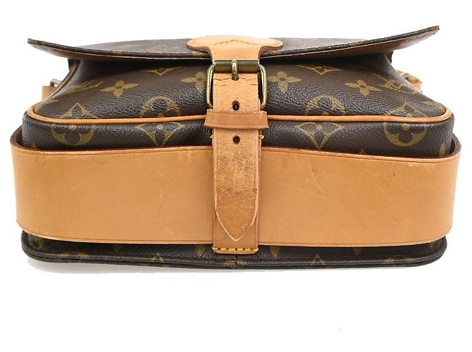 Louis Vuitton Cartouchiere Monogram Canvas MM Marrone - vista 3