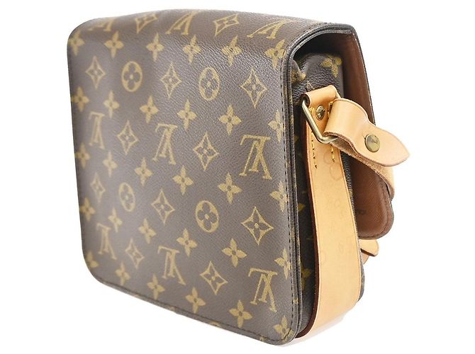 Louis Vuitton Cartouchiere Monogram Canvas MM Marrone - vista 5