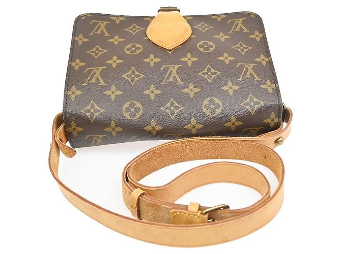 Louis Vuitton Cartouchiere Monogram Canvas MM Marrone - vista 6