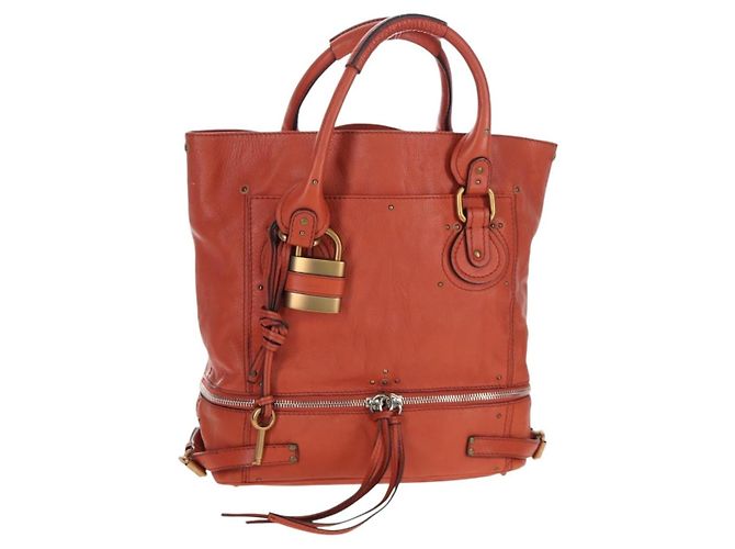 Chloé Chloe Paddington Leather Orange - Ansicht 3