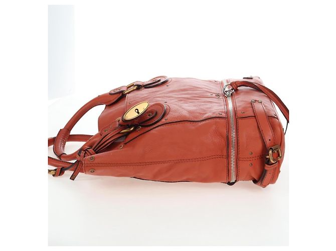 Chloé Chloe Paddington Leather Orange - Ansicht 5