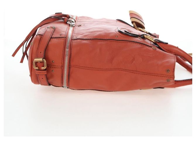 Chloé Chloe Paddington Leather Orange - Ansicht 6