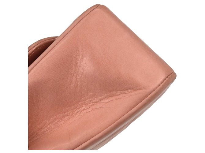Chanel Vintage Diana Flap Quilted Lambskin Small Rosa - vista 5