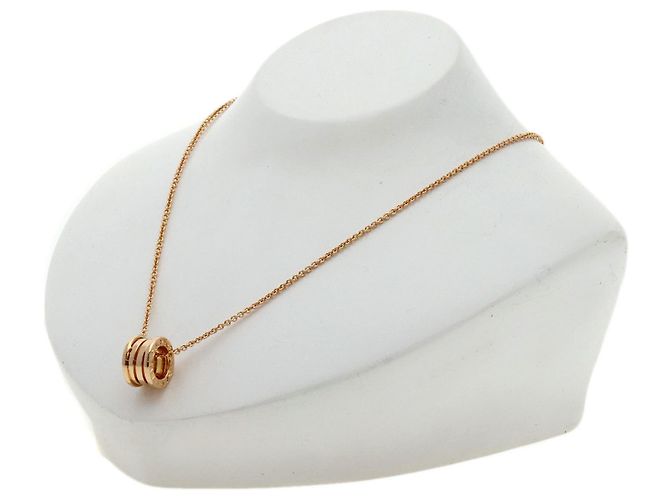 Bulgari Collar Bvlgari B-zero1 en oro rosa 18K - vista 6