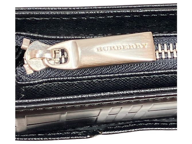 Clutch Burberry Second Bag in pelle Nero - vista 9