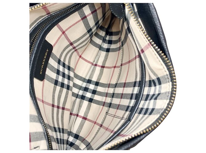 Burberry Schultertasche aus Leder Schwarz - Ansicht 7