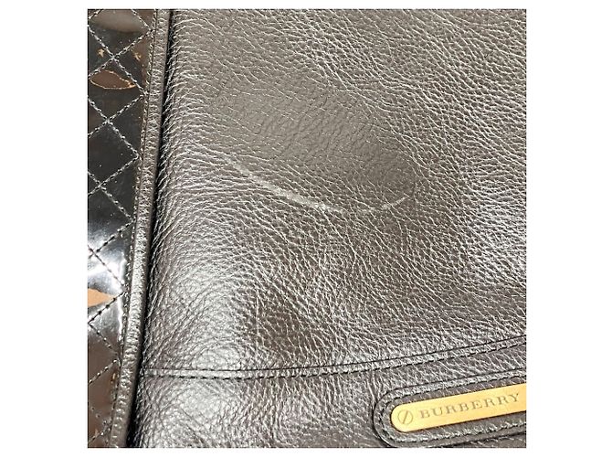 Burberry Schultertasche aus Leder Schwarz - Ansicht 9
