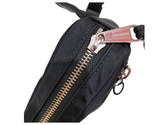 Marsupio Burberry in tela nera Nero - vista 7