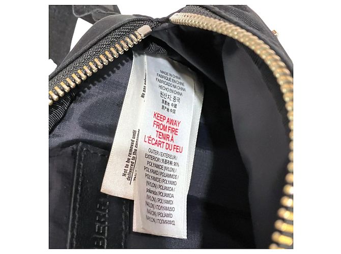 Marsupio Burberry in tela nera Nero - vista 9
