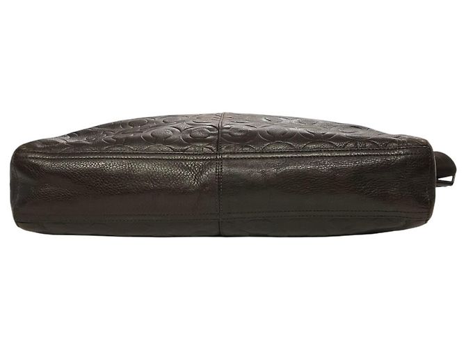 Borsa a tracolla Coach in pelle marrone - vista 3