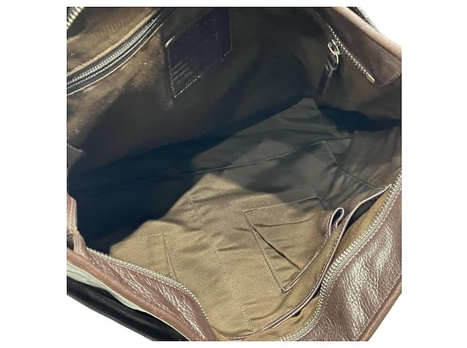 Borsa a tracolla Coach in pelle marrone - vista 6