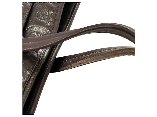 Borsa a tracolla Coach in pelle marrone - vista 9