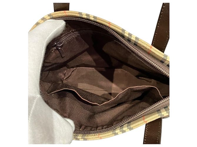 Borsa Burberry Shadow Horse Beige - vista 5