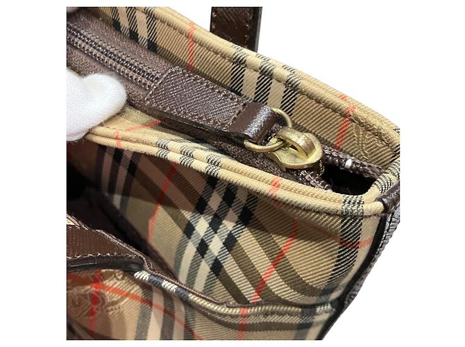 Borsa Burberry Shadow Horse Beige - vista 7