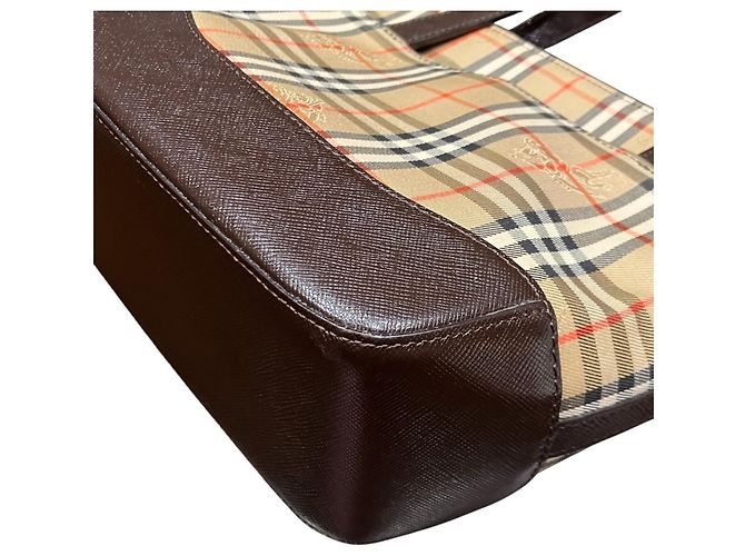 Borsa Burberry Shadow Horse Beige - vista 8