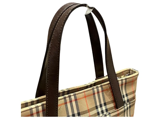 Borsa Burberry Shadow Horse Beige - vista 9