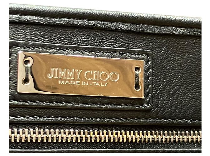 Borsa Tote Jimmy Choo Star Studded Sasha S Nero - vista 4